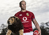 Alun Wyn Jones will captain the Lions on their tour of South Africa