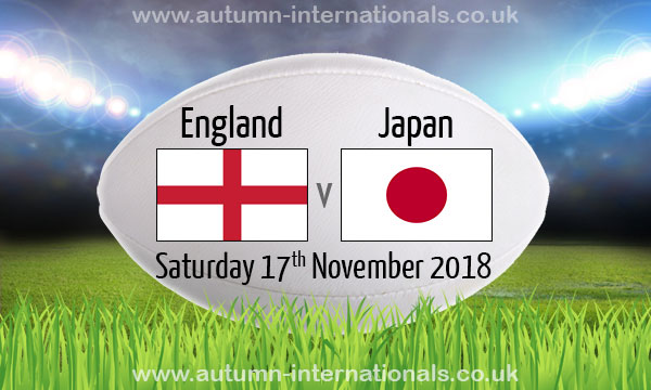 England V Japan Autumn International 17 Nov 2018