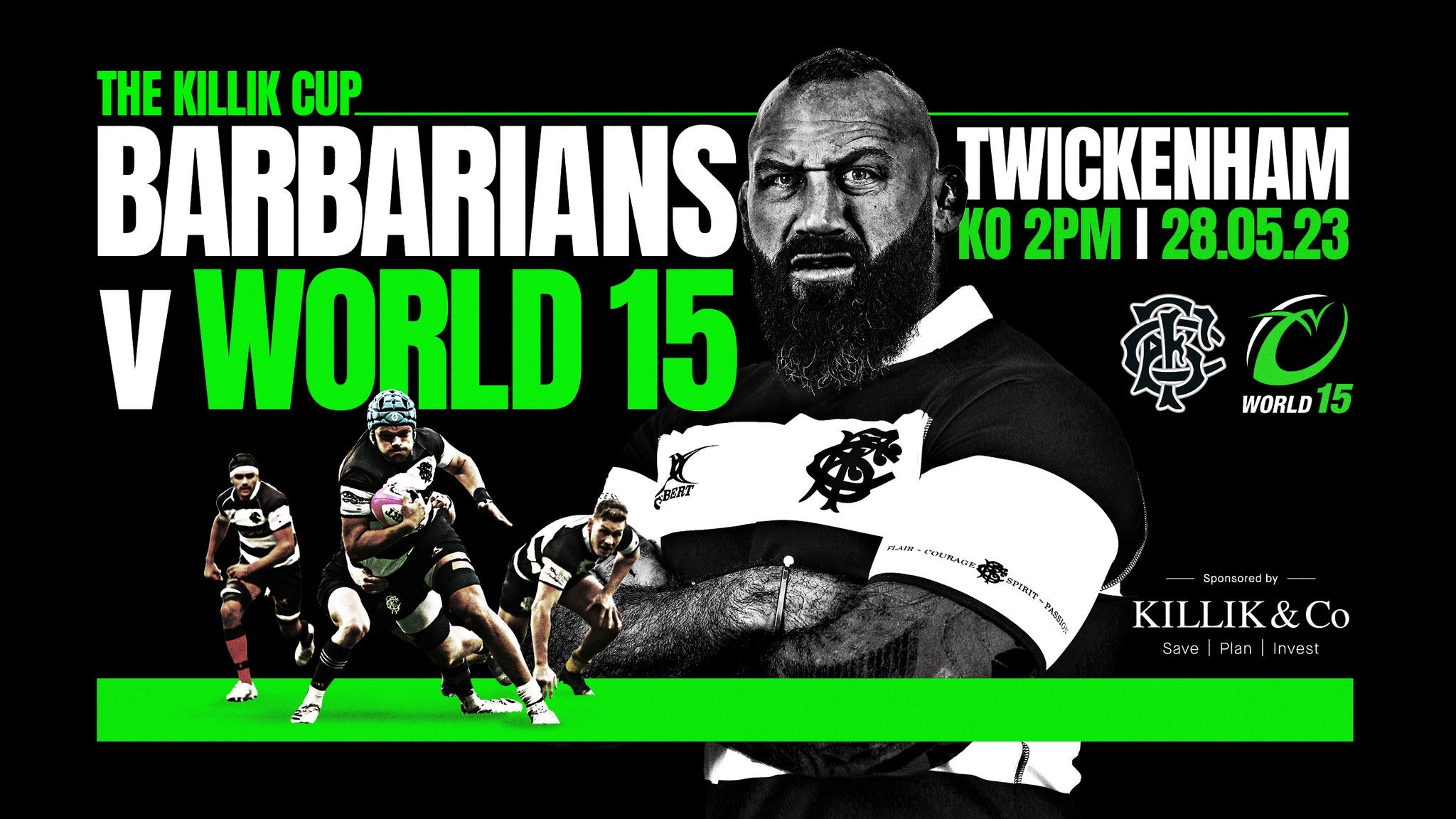 Barbarians v World XV Twickenham 28 May 2023