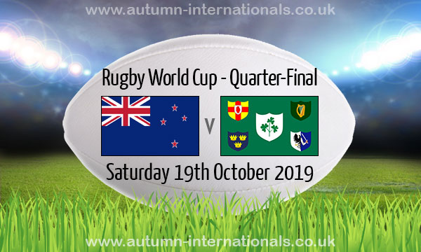 New Zealand 46-14 Ireland | RWC Quarter-Final | 19 Oct 2019