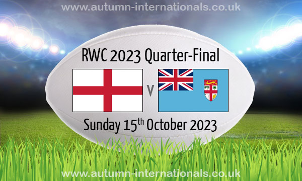 England 30-24 Fiji | Rugby World Cup Quarter-Final | 15 Oct 2023