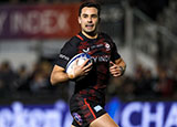 Alex Lozowski in action for Saracens v Lyon