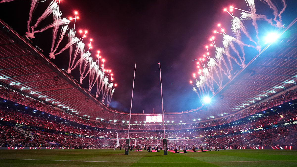 Allianz Stadium Twickenham before England v Fiji match in 2025 Autumn Internationals