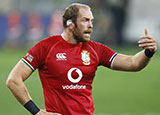 Alun Wyn Jones in action for the Lions v Stormers