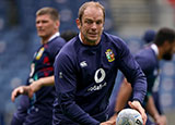 Alun Wyn Jones training before Lions v Japan match