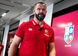 Andy Farrell during the Lions head coach announcement 1200