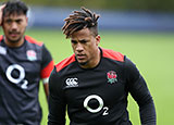 Anthony Watson training with England