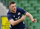 Ben White during a Scotland training session ahead of Ireland v Scotland match in 2024 Six Nations