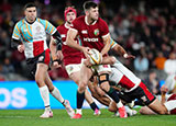 Blair Kinghorn in action for Lions against First Nations and Pasifika XV during 2025 tour