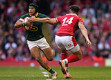 Cheslin Kolbe in action for South Africa against Wales during 2023 summer internationals