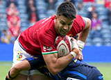 Conor Murray in action for Lions v Japan at Murrayfield