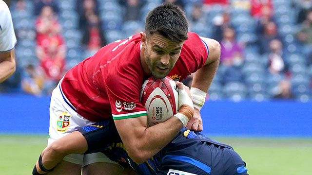 Conor Murray in action for Lions v Japan at Murrayfield