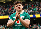 Dan Sheehan at Ireland v Scotland match during 2026 Six Nations