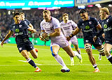 Duhan van der Merwe scores a try for Scotland v USA during 2025 Autumn Internationals