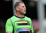 Dylan Hartley playing for Northampton Saints