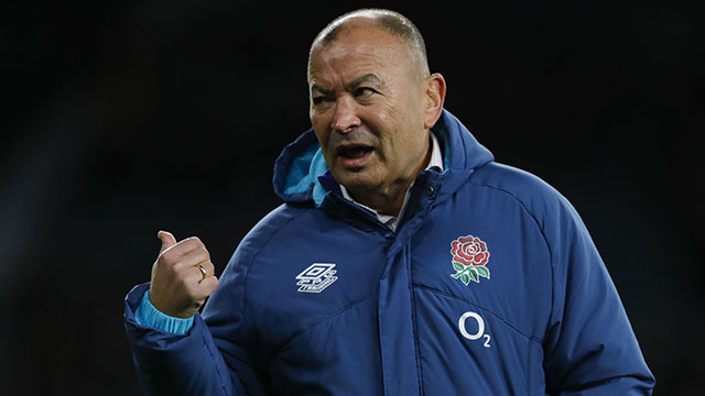 Eddie Jones at England v South Africa match during 2022 Autumn Internationals