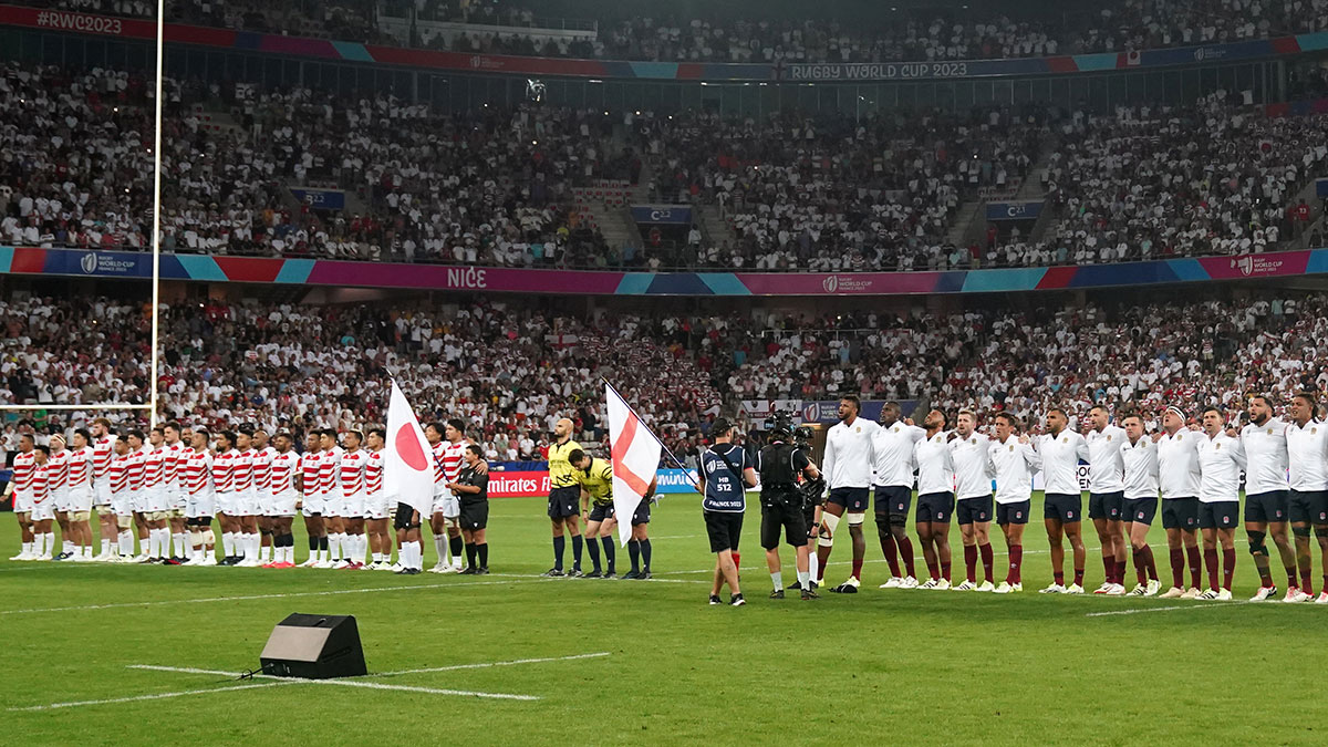 England and Japan line up at 2023 Rugby World Cup