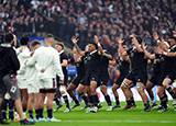 England players face All Blacks Haka during 2024 Autumn Internationals