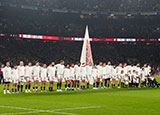 England players line up for match against South Africa in 2024 autumn internationals