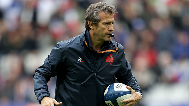 Fabien Galthie during France v England match in 2020 Six Nations