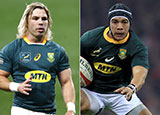 Faf de Klerk and Cheslin Kolbe