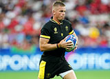 Gareth Anscombe in action for Wales at the 2023 Rugby World Cup