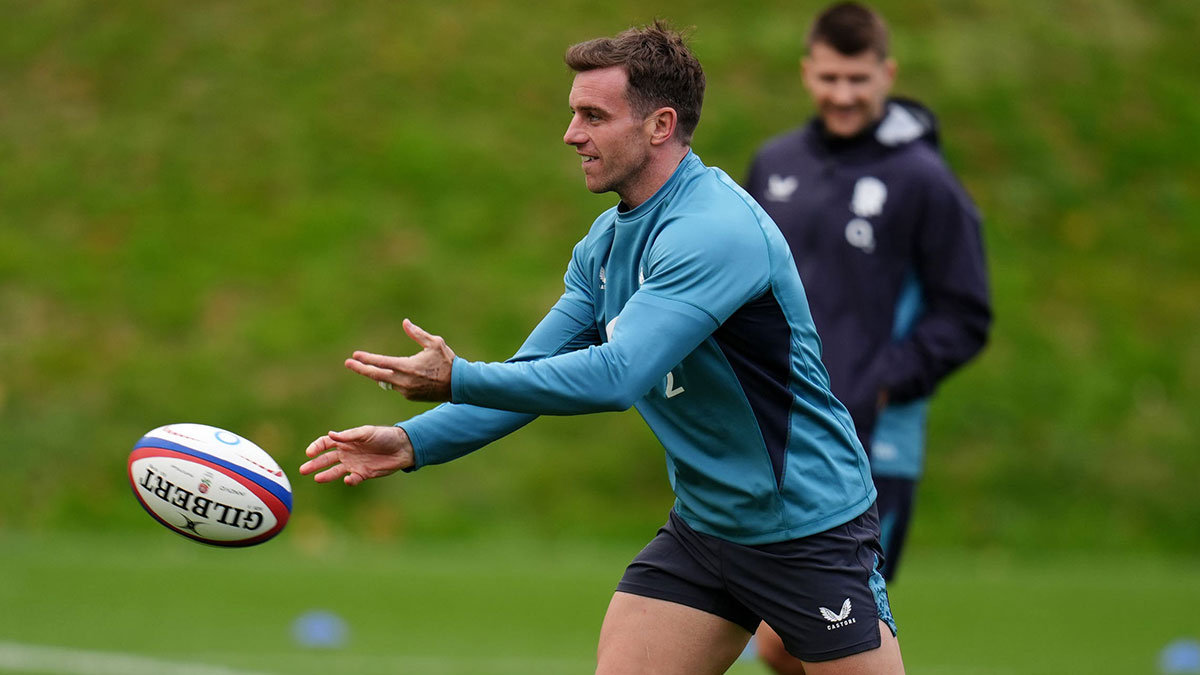 George Ford at England training session before 2025 Autumn Internationals