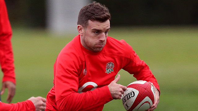 George Ford in training with England ahead of Wales match in 2020 Autumn Nations Cup