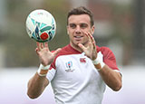 George Ford in training with England ahead of World Cup semi final against All Blacks