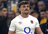 George Furbank during France v England match in 2024 Six Nations