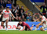 George Furbank scores a try for England v Japan during 2024 autumn internationals