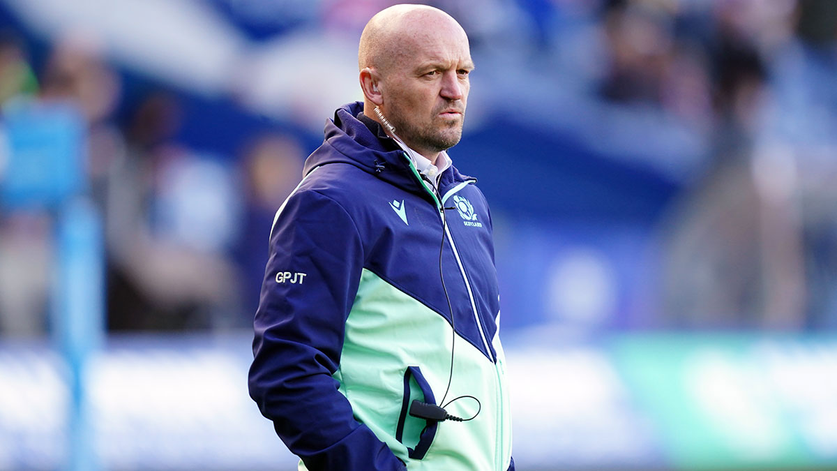 Gregor Townsend at Scotland v Portugal match during 2024 autumn internationals