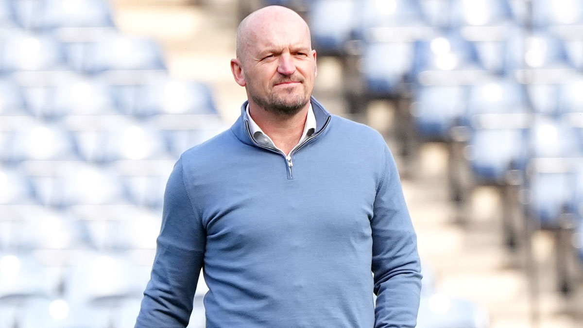 Gregor Townsend at Scotland v Wales match during 2025 Six Nations