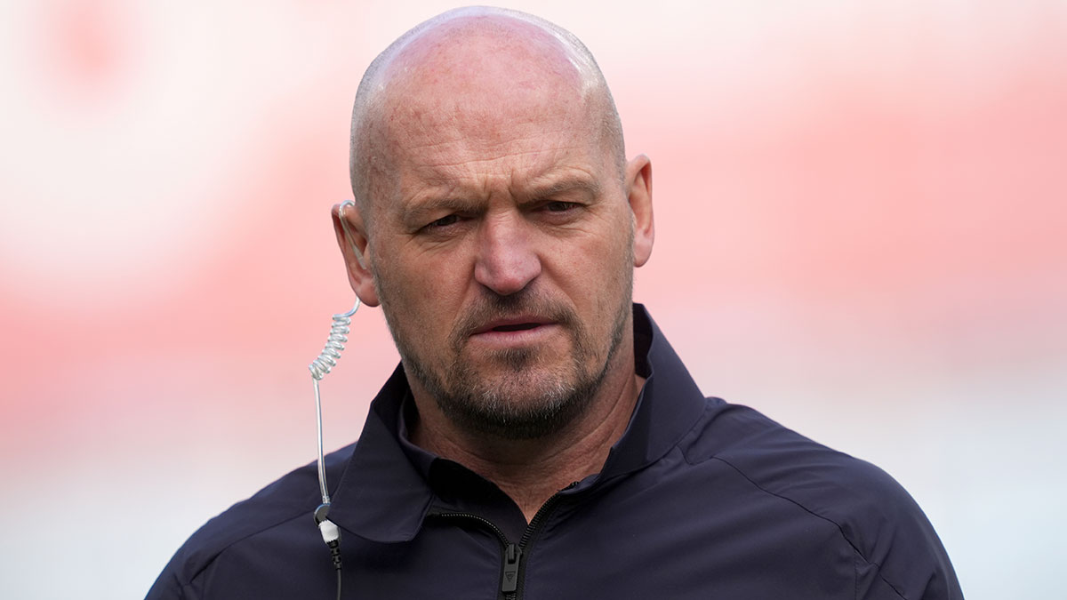 Gregor Townsend before Ireland v Scotland match during 2026 Six Nations