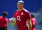 Henry Pollock at England training session during 2026 Nations Champonship