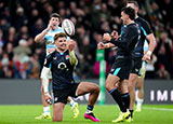 Henry Slade scores a try for England v Argentina in 2025 Autumn Internationals