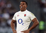Immanuel Feyi-Waboso during Italy v England in 2024 Six Nations