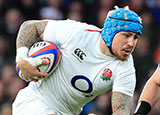 Jack Nowell in action for England v Scotland in 2019 Six Nations