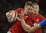 James Davies in action for Wales during 2018 Six Nations