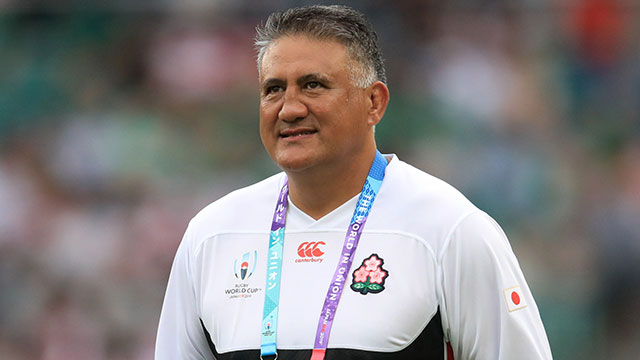 Jamie Joseph during the 2019 Rugby World Cup