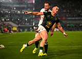Jesse Kriel celebrates a try in South Africa v Wales match during 2026 Nations Championship