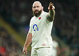 Joe Marler at England v Ireland match in 2024 Six Nations