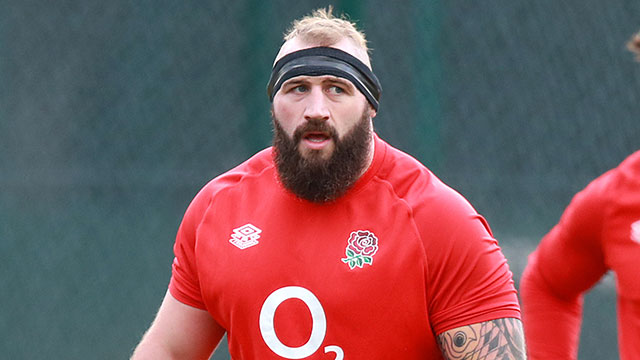 Joe Marler training with England ahead of match against Wales in 2020 Autumn Nations Cup