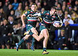 Jonny May breaks away to score his second try against Castres during the Champions Cup, pool four match.