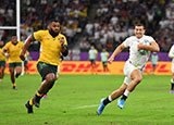 Jonny May scores England's second try against Australia in World Cup quarter final