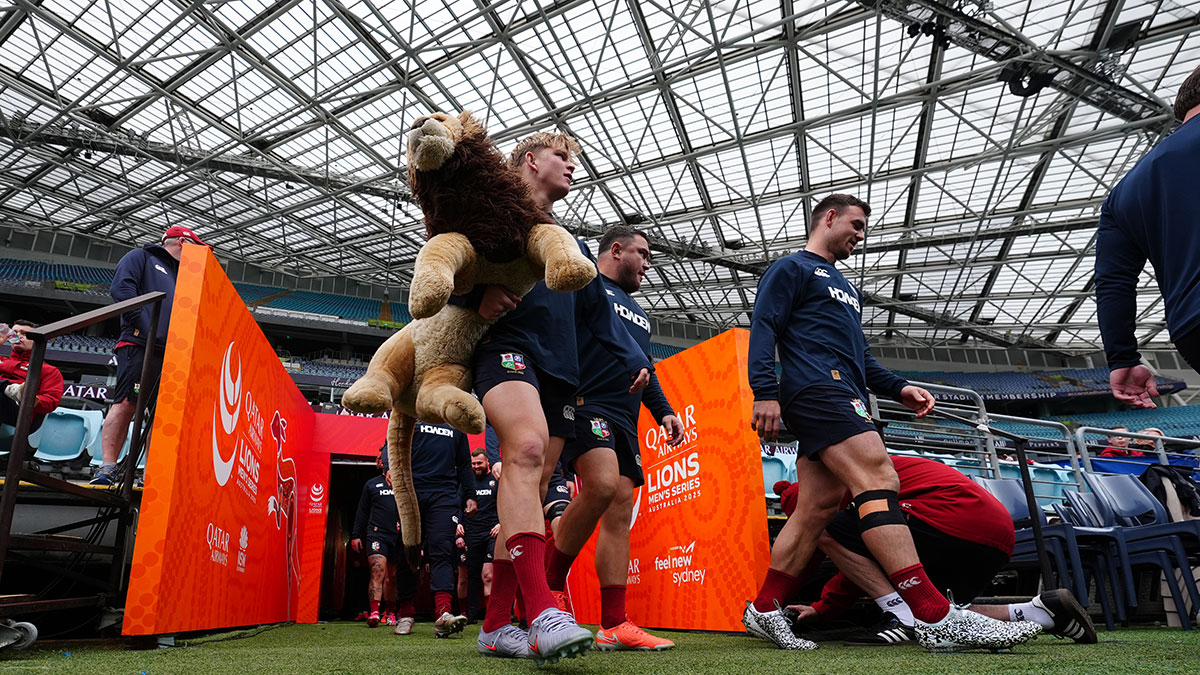 Lions arrive at the Accor Stadium for Captain's Run ahead of the 3rd Test against Australia