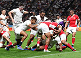 Manu Tuilagi scores his first try for England v Tonga in World Cup