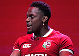Maro Itoje during Lions squad announcement