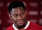 Maro Itoje during the 2025 Lions squad announcement
