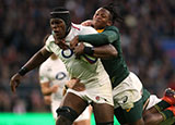 Maro Itoje in action for England v South Africa in 2018 autumn internationals